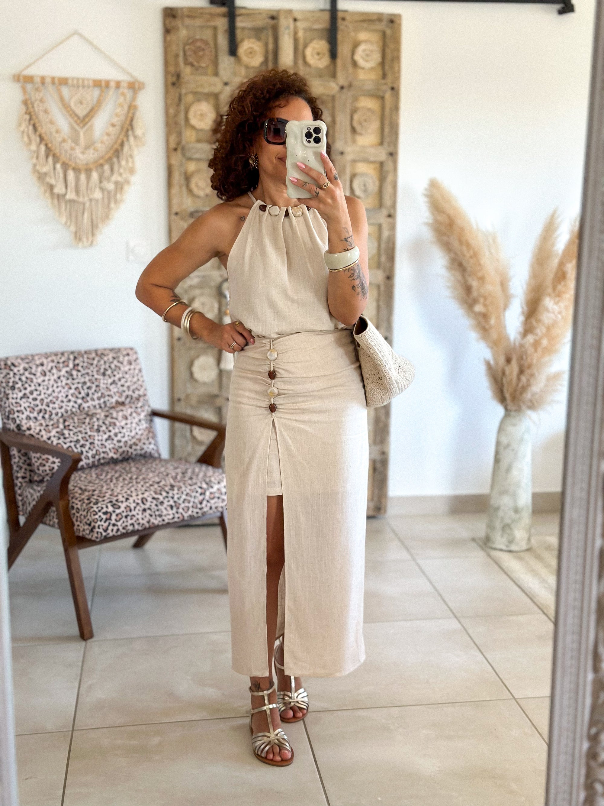 Ensemble Manoa - Lin beige