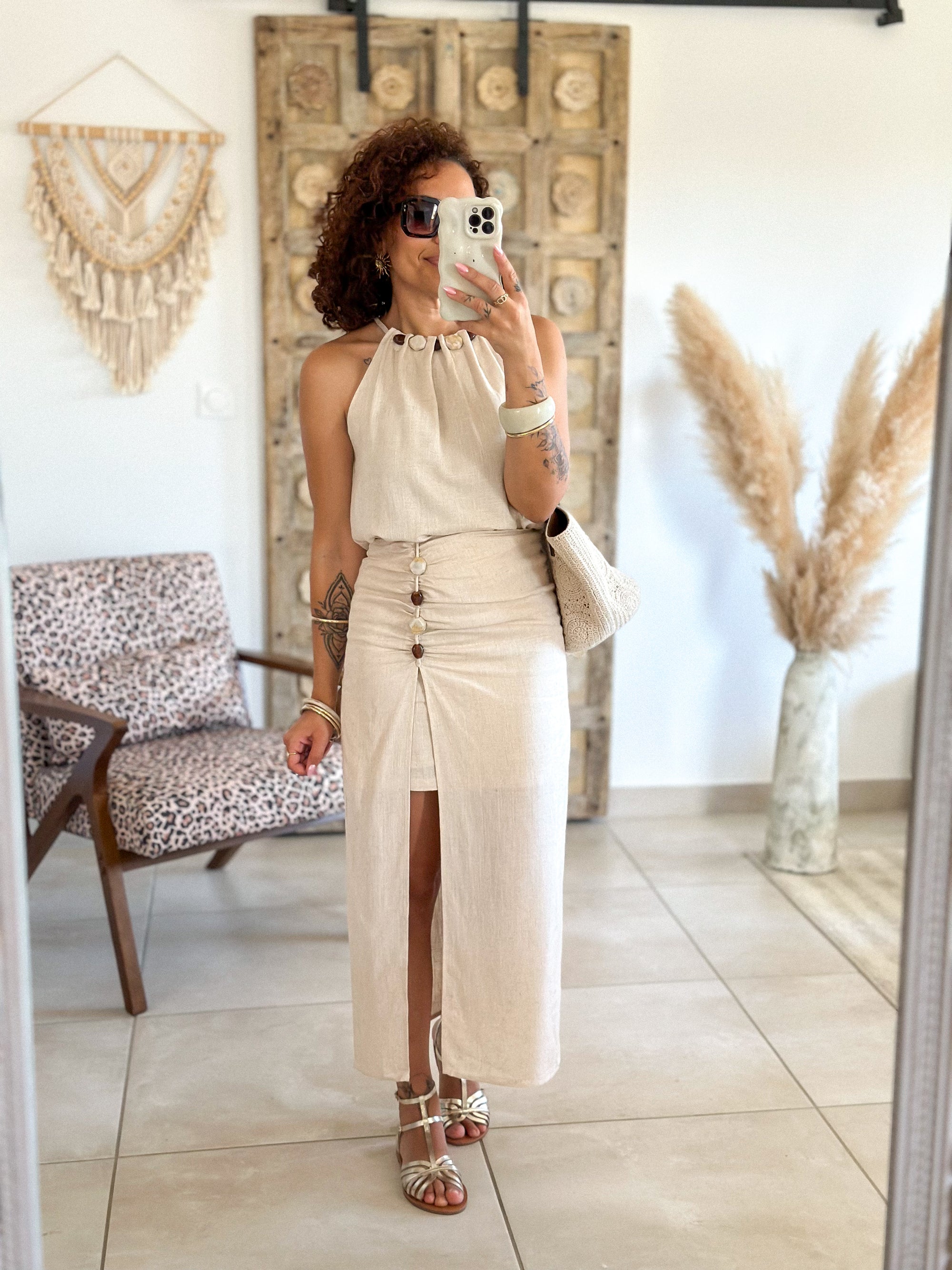 Ensemble Manoa - Lin beige