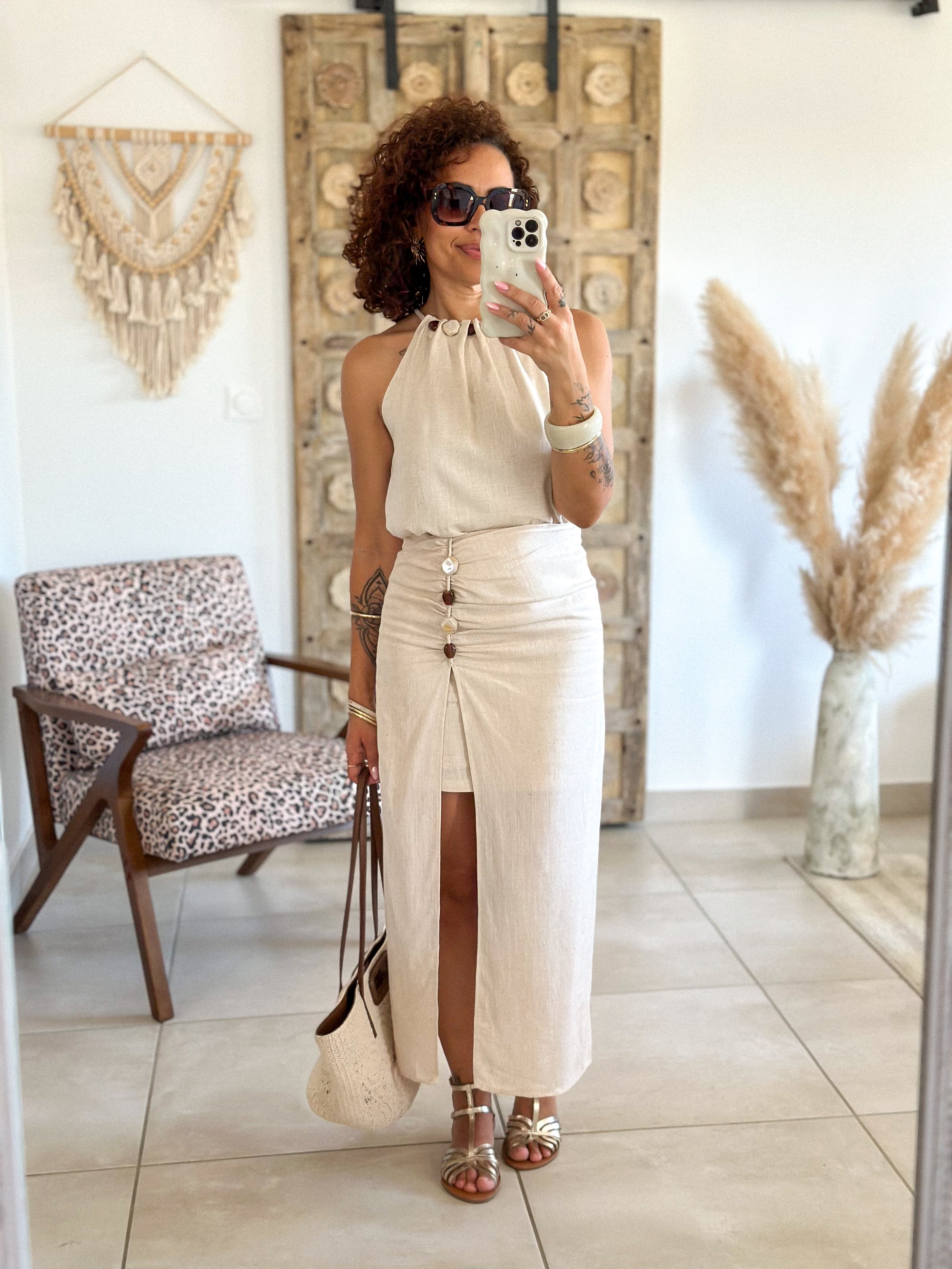 Ensemble Manoa - Lin beige