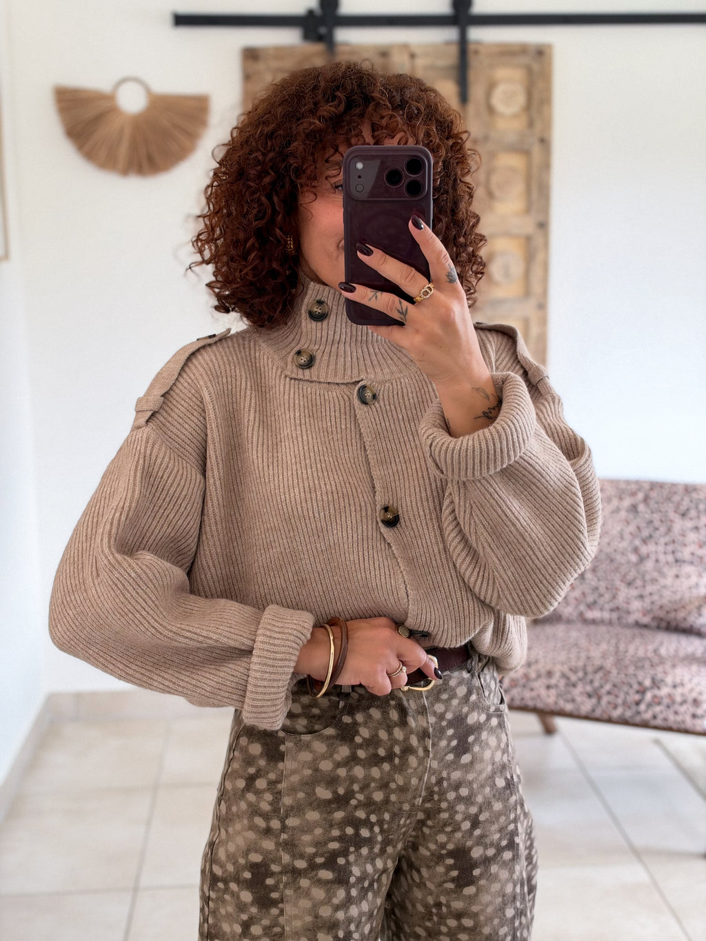 Gilet Lizea - Beige taupe