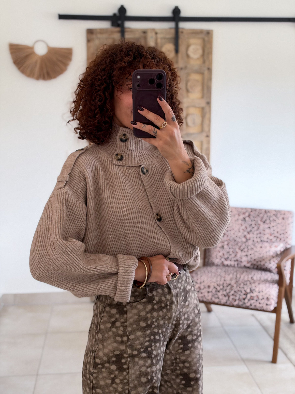 Gilet Lizea - Beige taupe