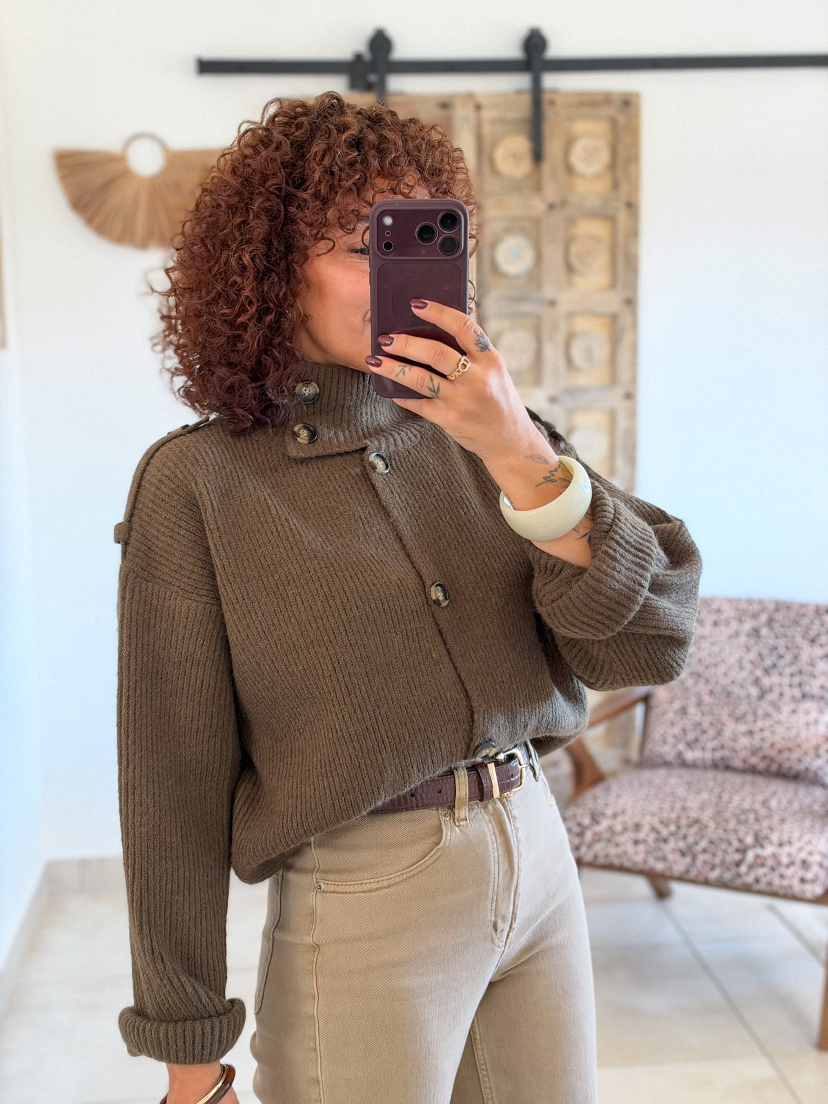 Gilet Lizea – Marron Kaki