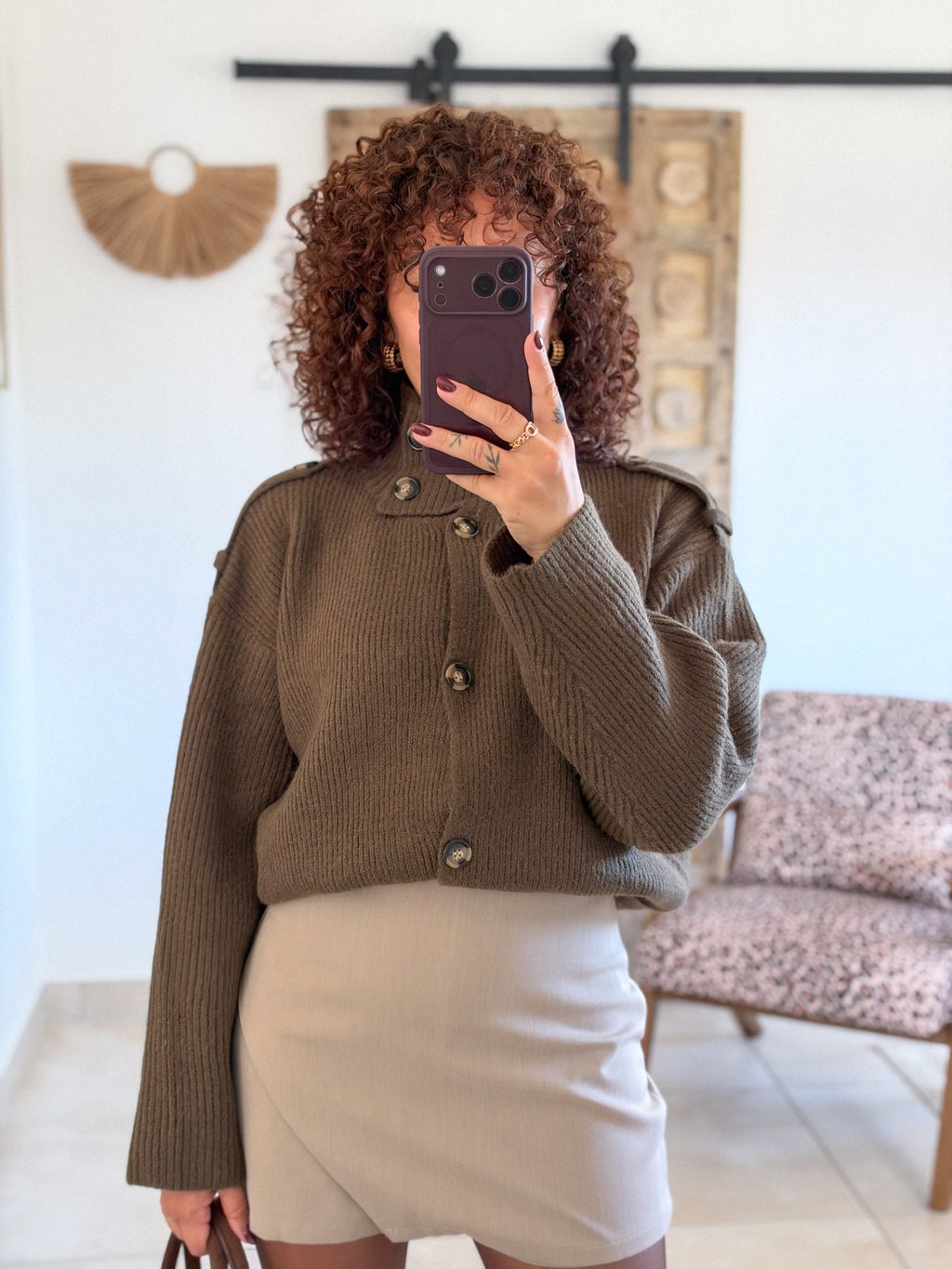 Gilet Lizea – Marron Kaki