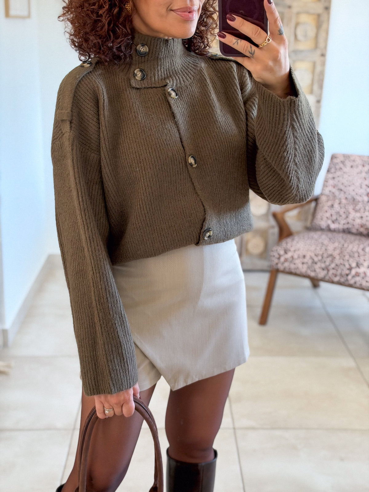 Gilet Lizea – Marron Kaki