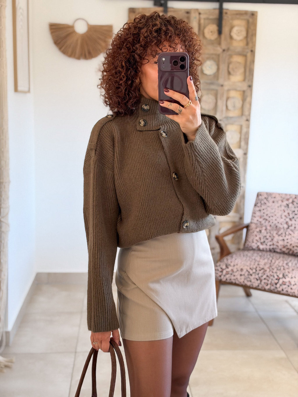 Gilet Lizea – Marron Kaki