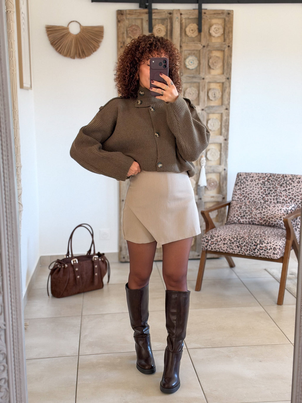 Gilet Lizea – Marron Kaki