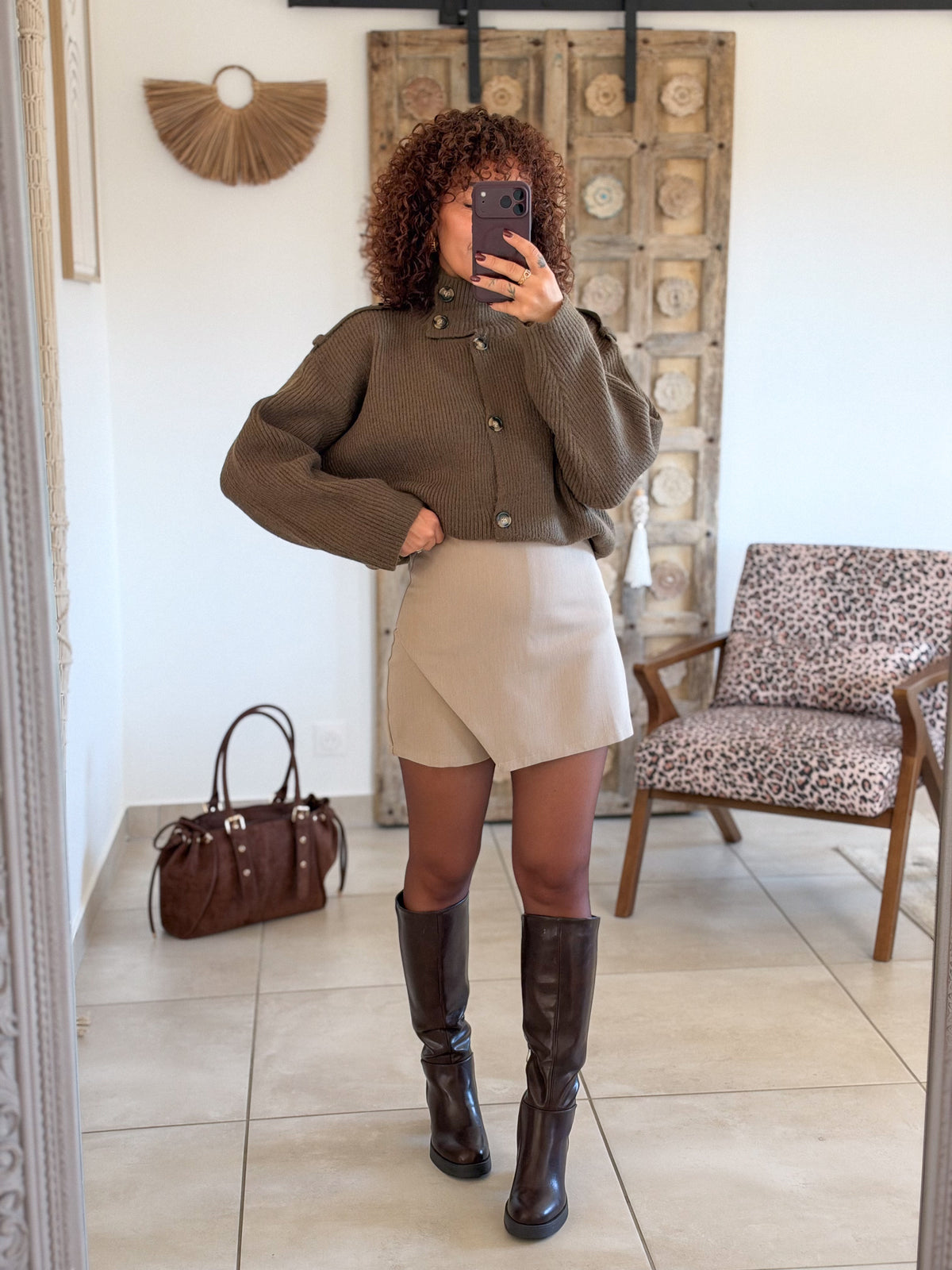 Gilet Lizea – Marron Kaki