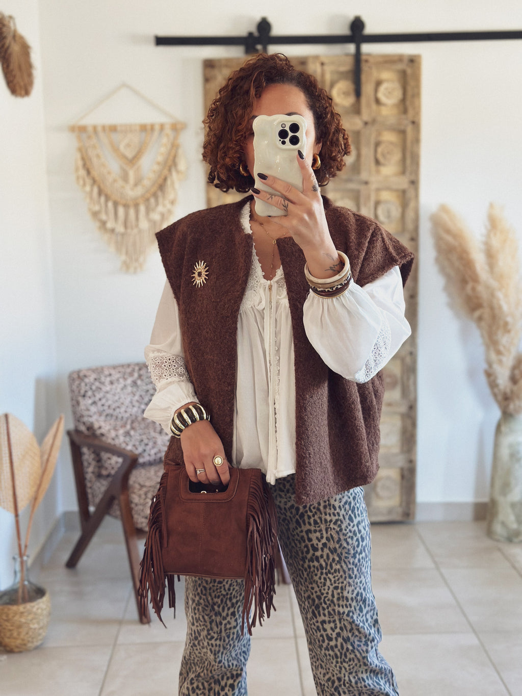 Gilet Sienna – Sans manches Chocolat