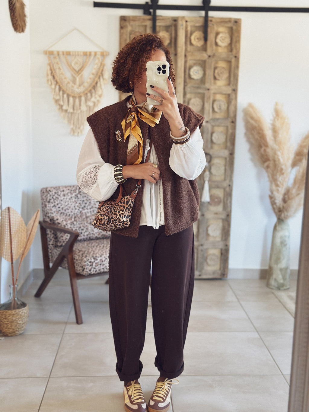 Gilet Sienna – Sans manches Chocolat