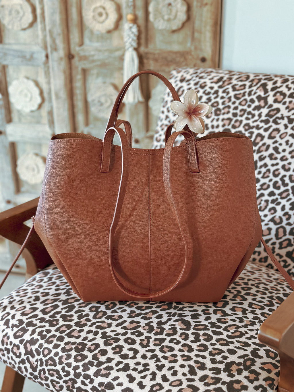 Grand sac de rentrée femme Naya camel pour les cours et le travail