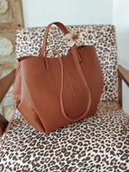 Grand sac de rentrée femme Naya camel pour les cours et le travail