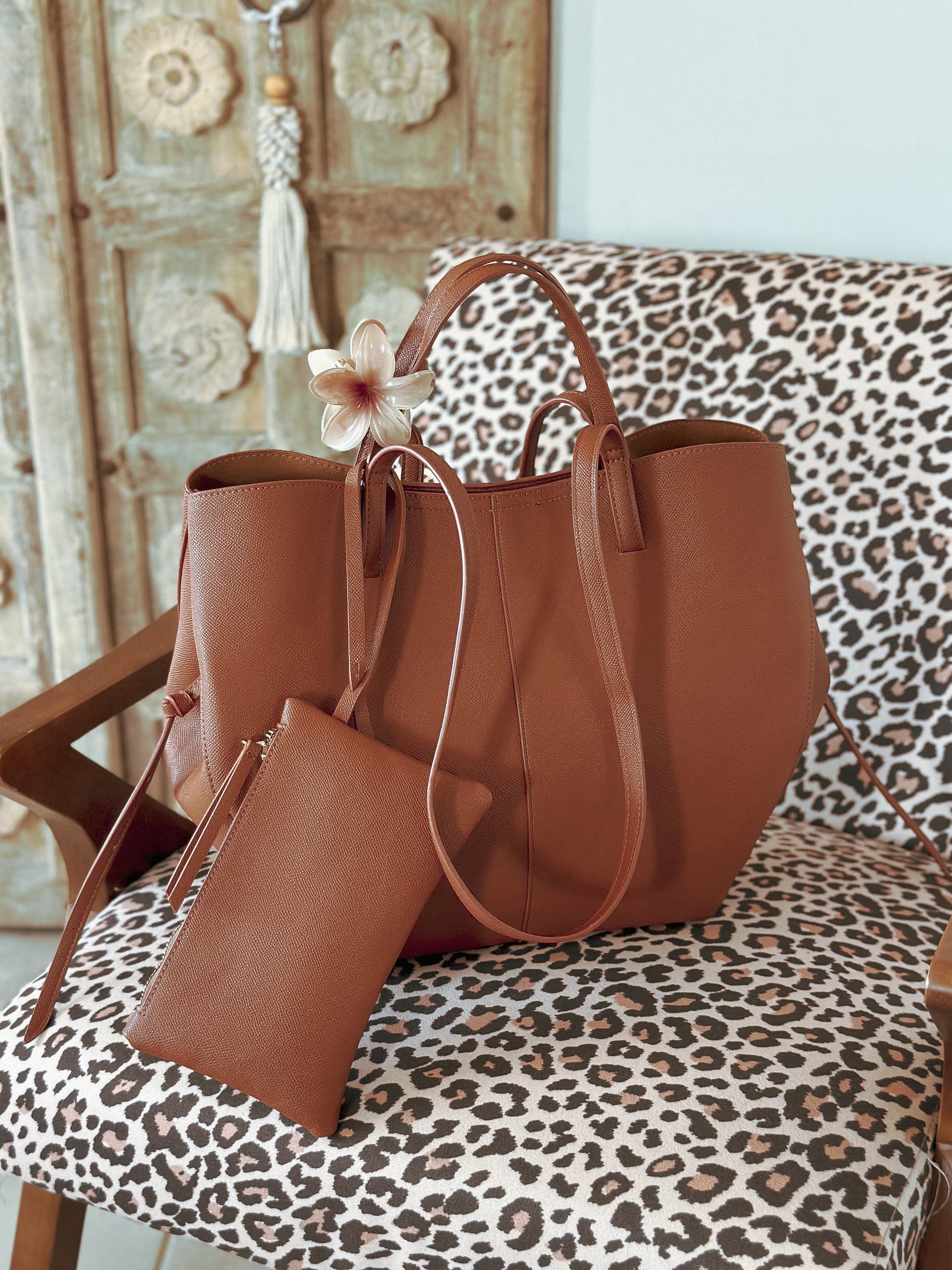 Grand sac de rentrée femme Naya camel pour les cours et le travail