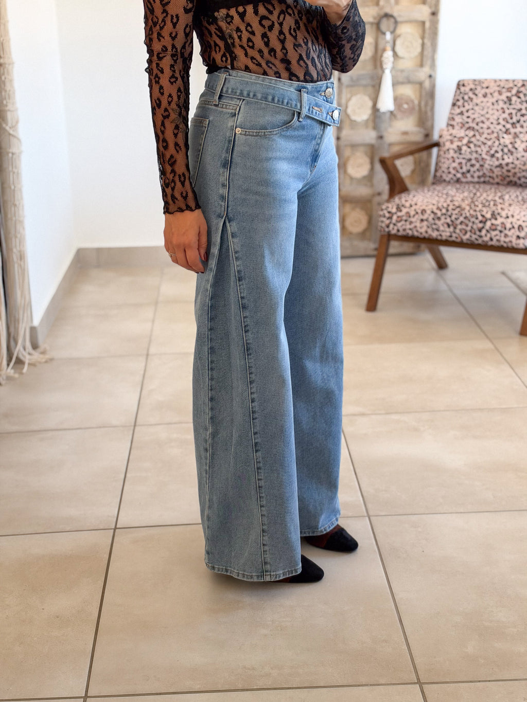 Jean Anycia – Wide leg bleu