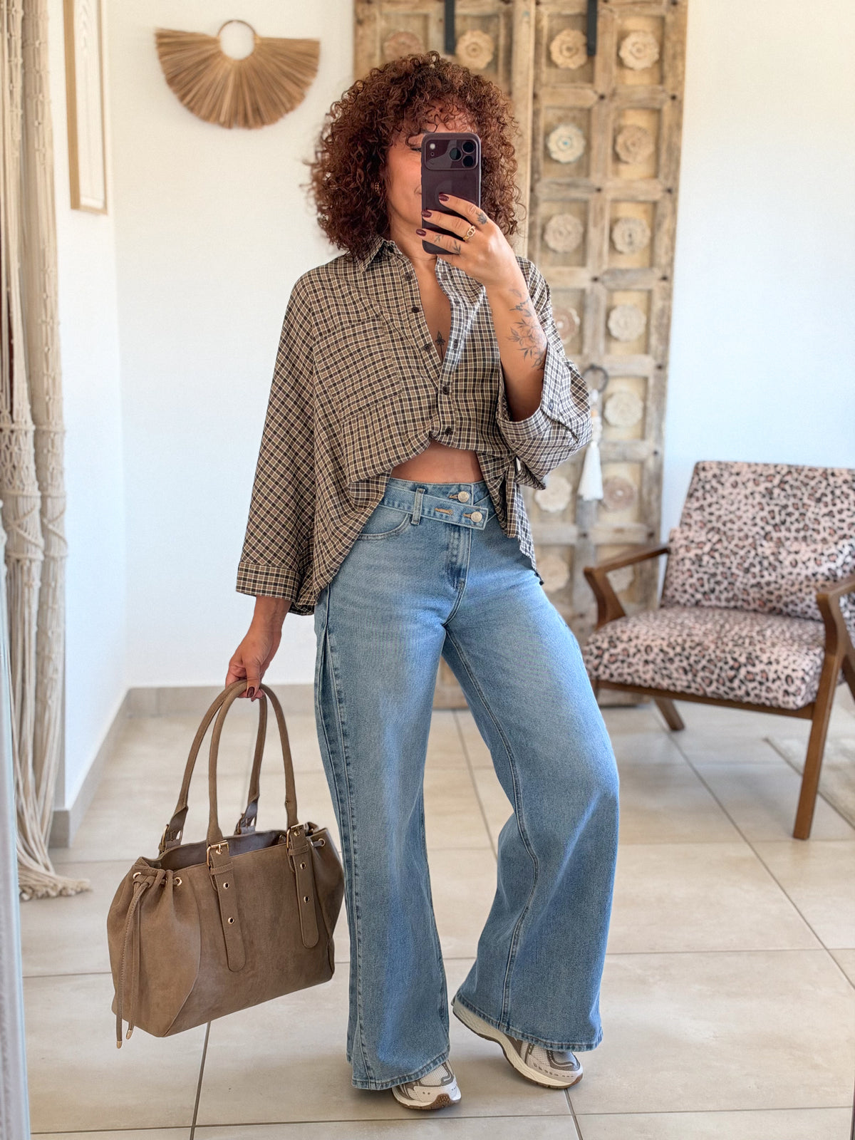 Jean Anycia – Wide leg bleu
