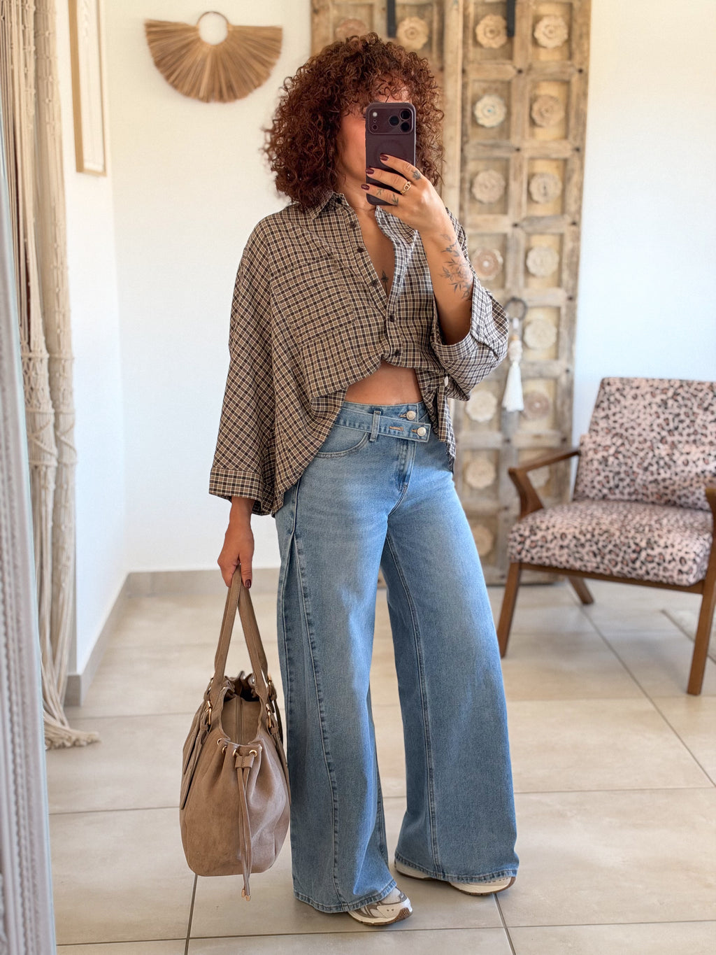Jean Anycia – Wide leg bleu
