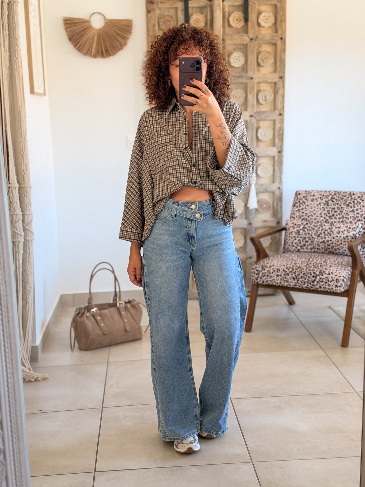 Jean Anycia – Wide leg bleu