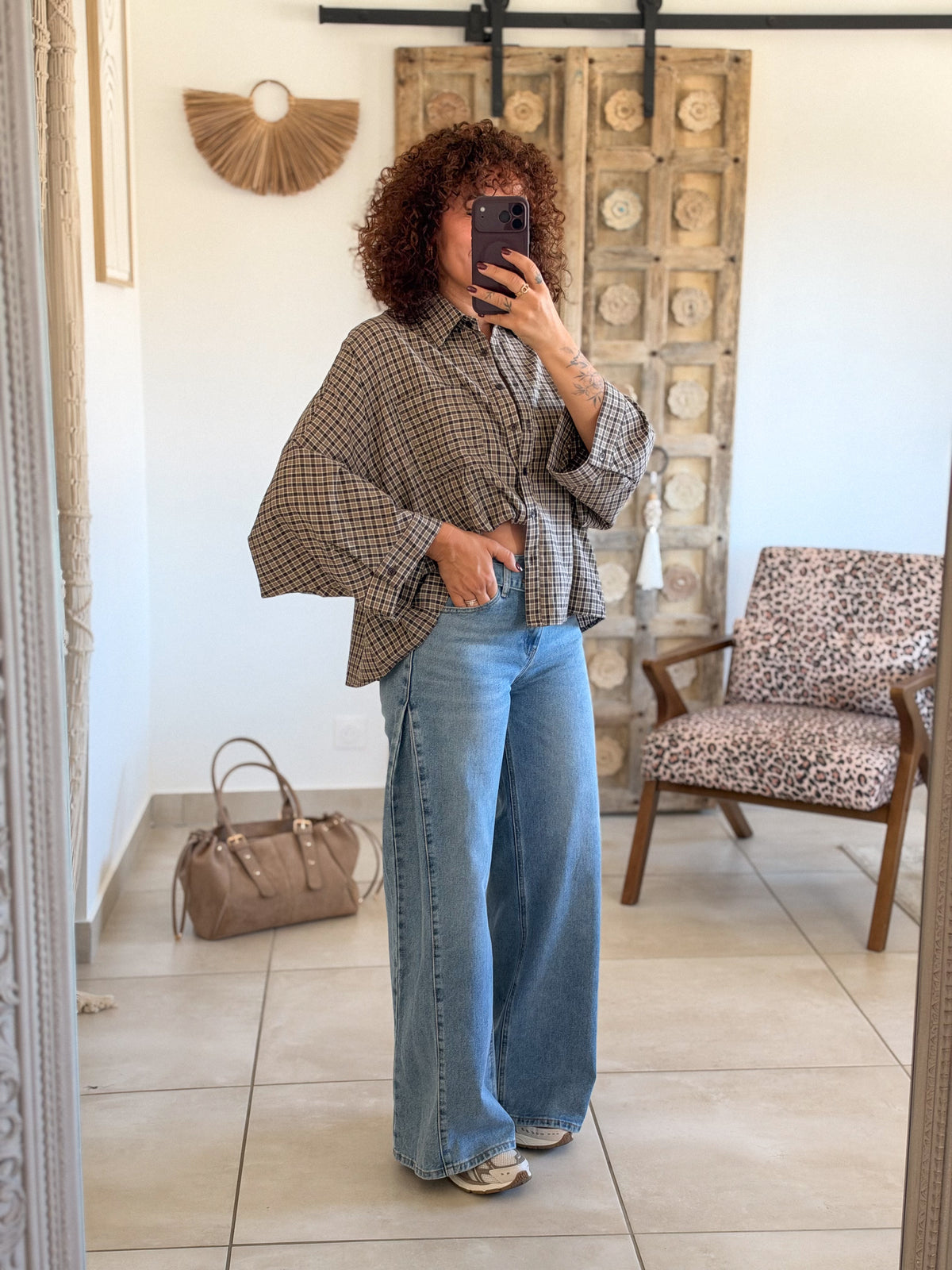 Jean Anycia – Wide leg bleu