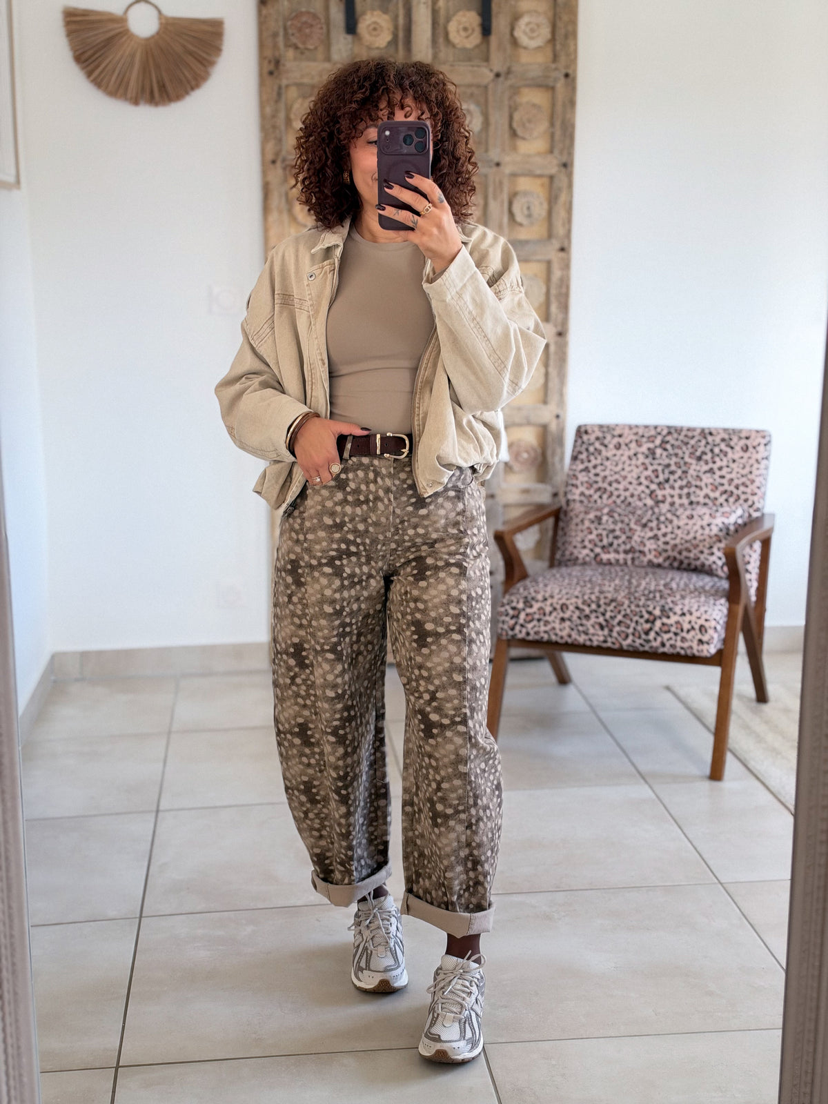 Jean Bambi – Barrel imprimé choco