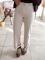 Jean Charlie - Wide leg beige