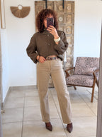 Jean Cylia – Barrel beige