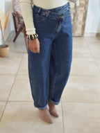 Jean Ella – Barrel Denim bleu