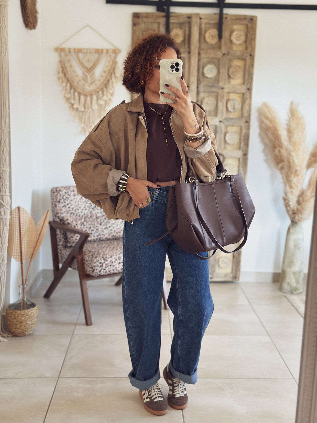 Jean Ella – Barrel Denim bleu