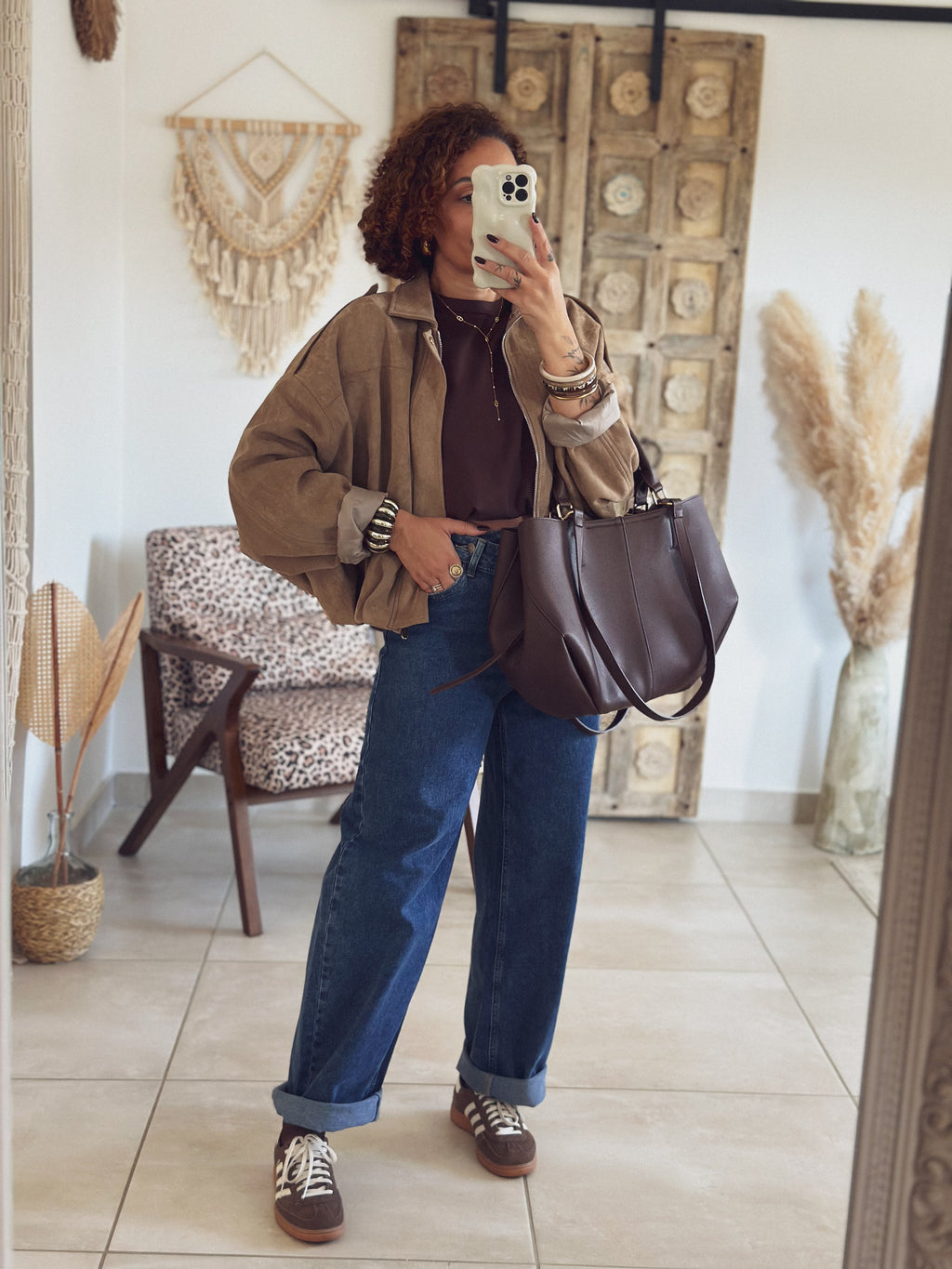 Jean Ella – Barrel Denim bleu