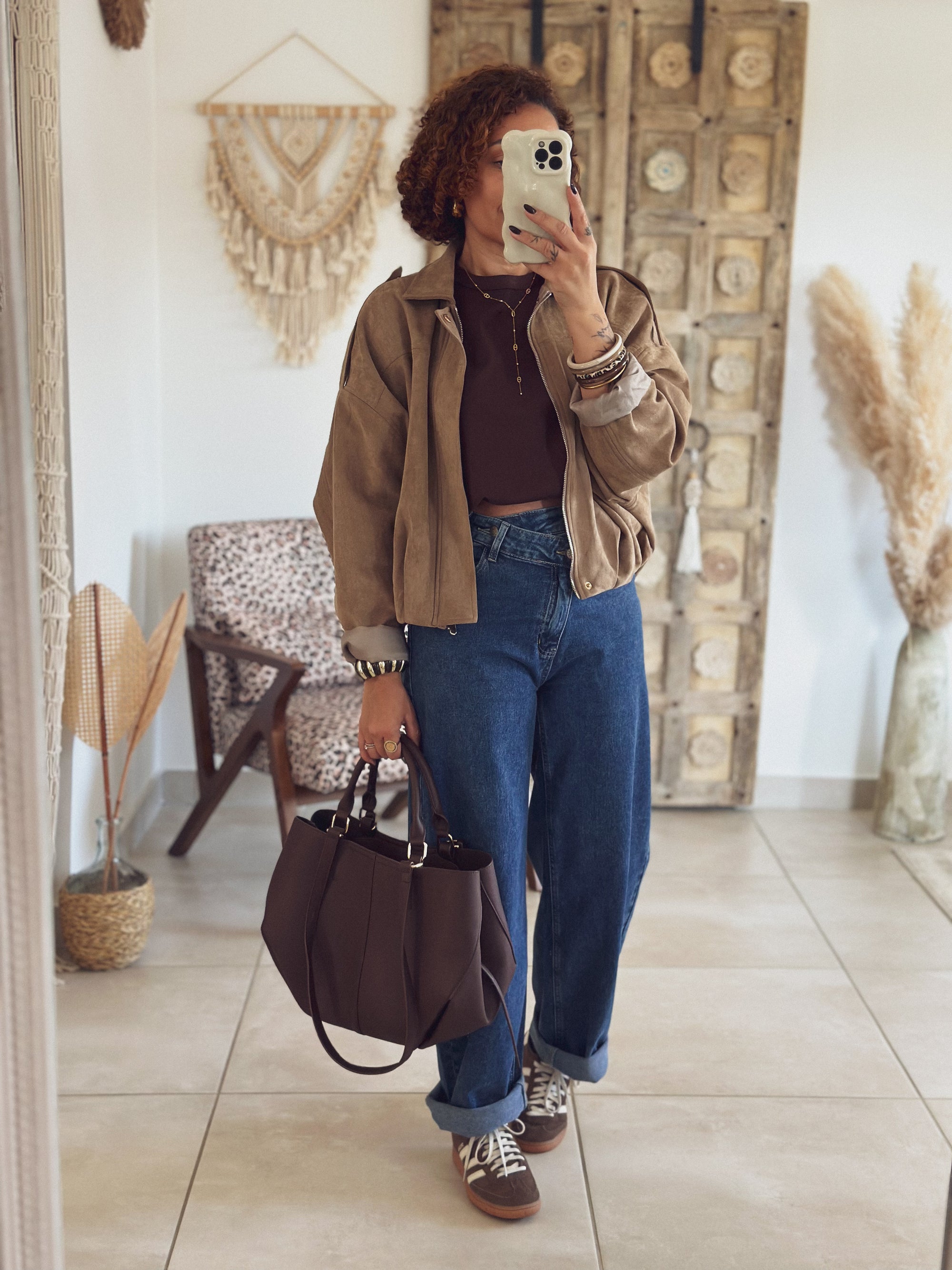 Jean Ella – Barrel Denim bleu