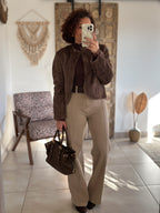 Jean Oléna - Wide Leg beige