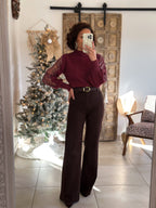 Jean Oléna - Wide Leg Marron