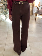 Jean Oléna - Wide Leg Marron