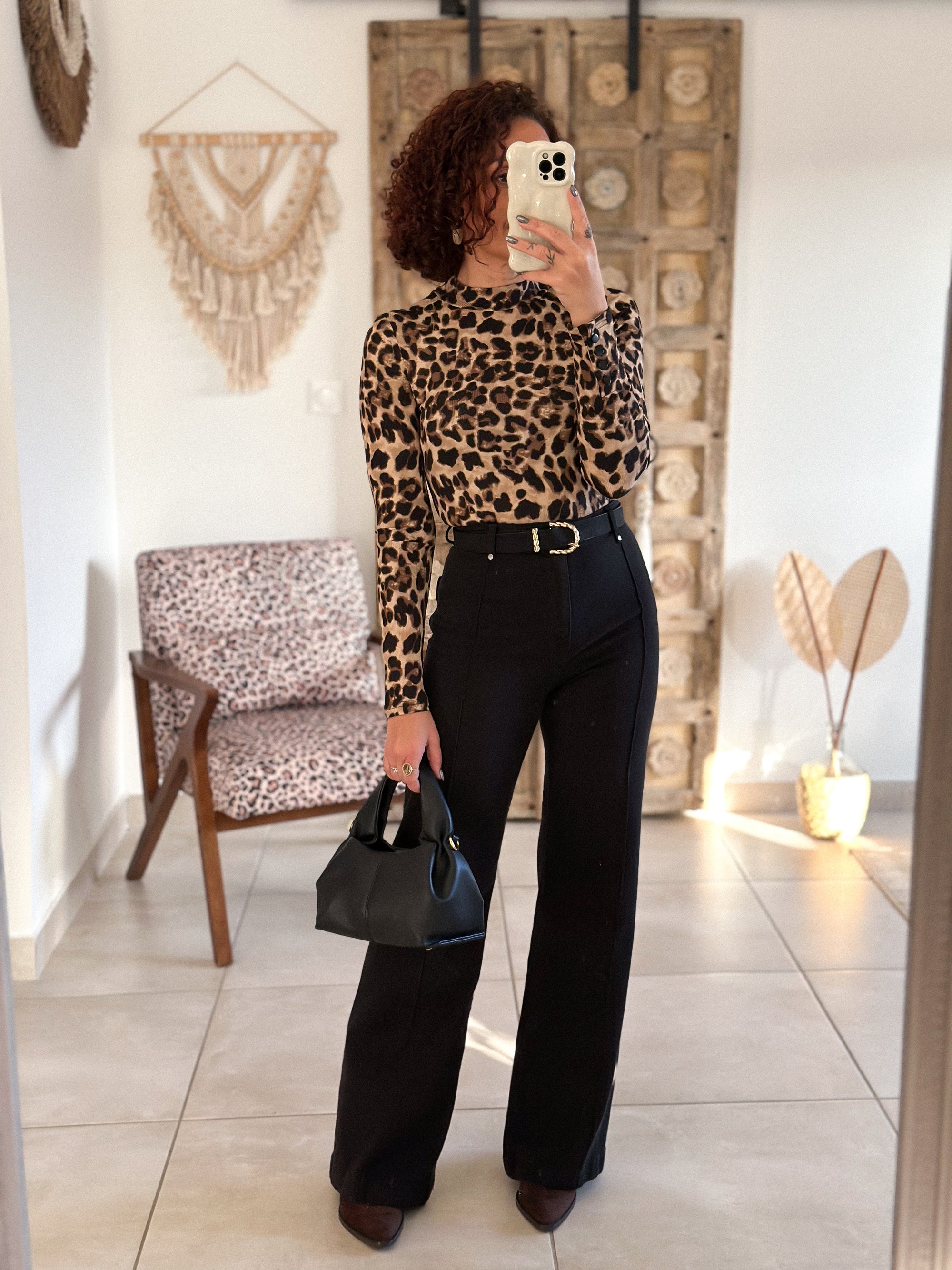 Jean Oléna - Wide Leg Noir