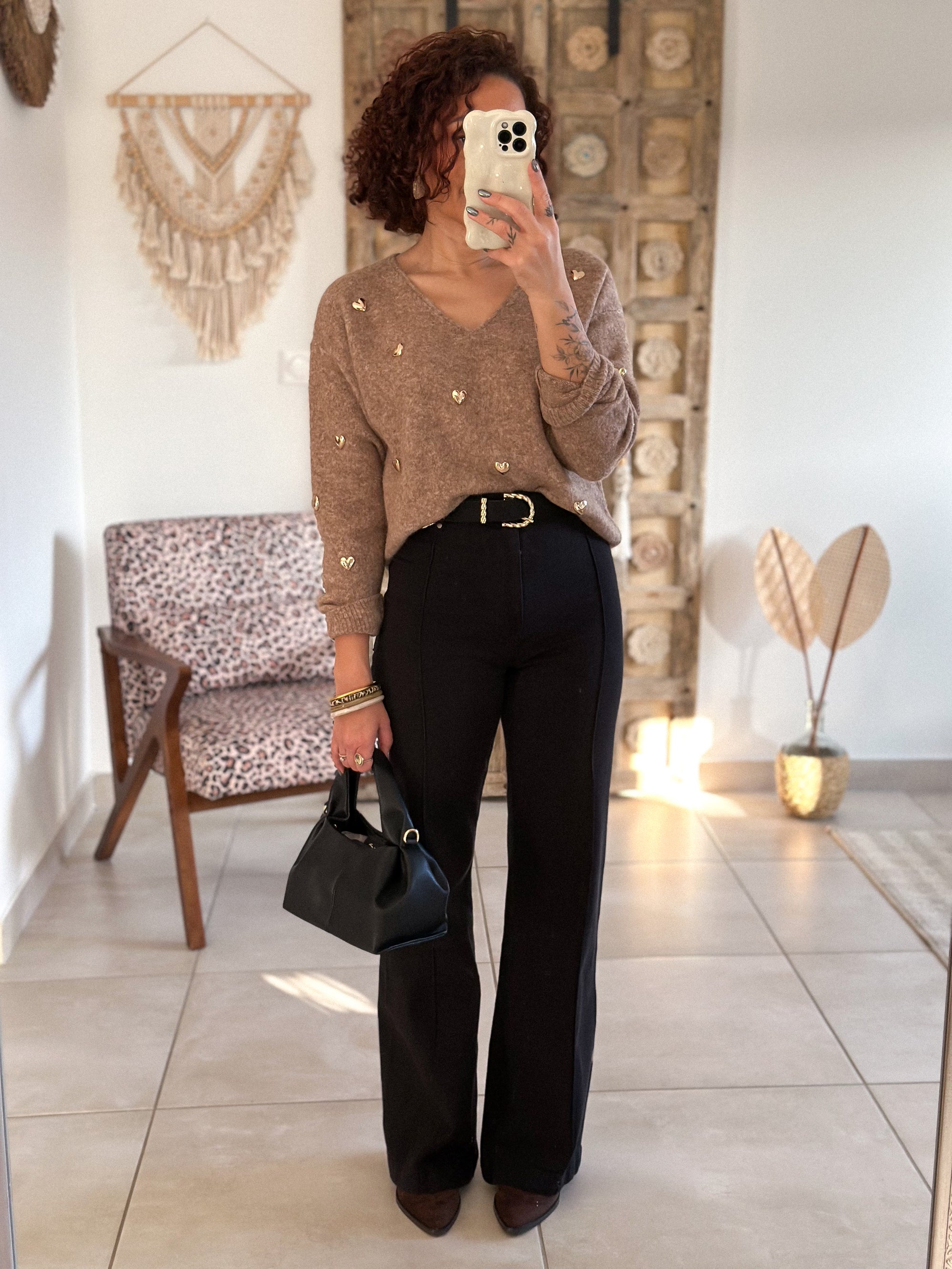 Jean Oléna - Wide Leg Noir