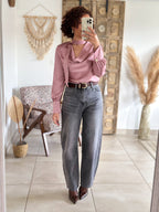 Jean Zoé - Balloon fit gris