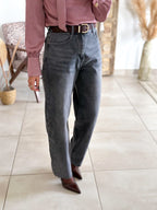 Jean Zoé - Balloon fit gris