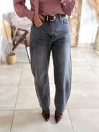 Jean Zoé - Balloon fit gris