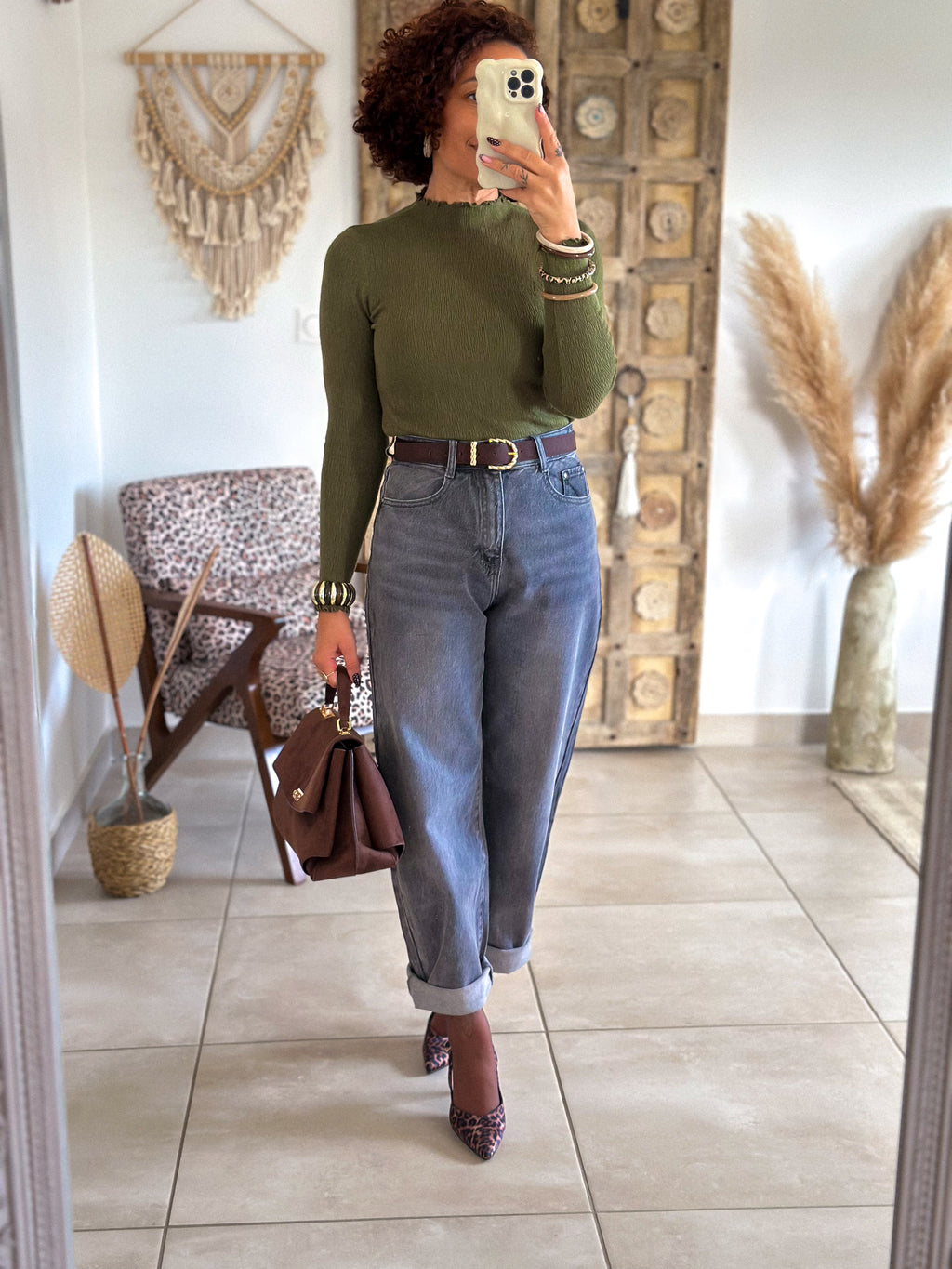 Jean Zoé - Balloon fit gris