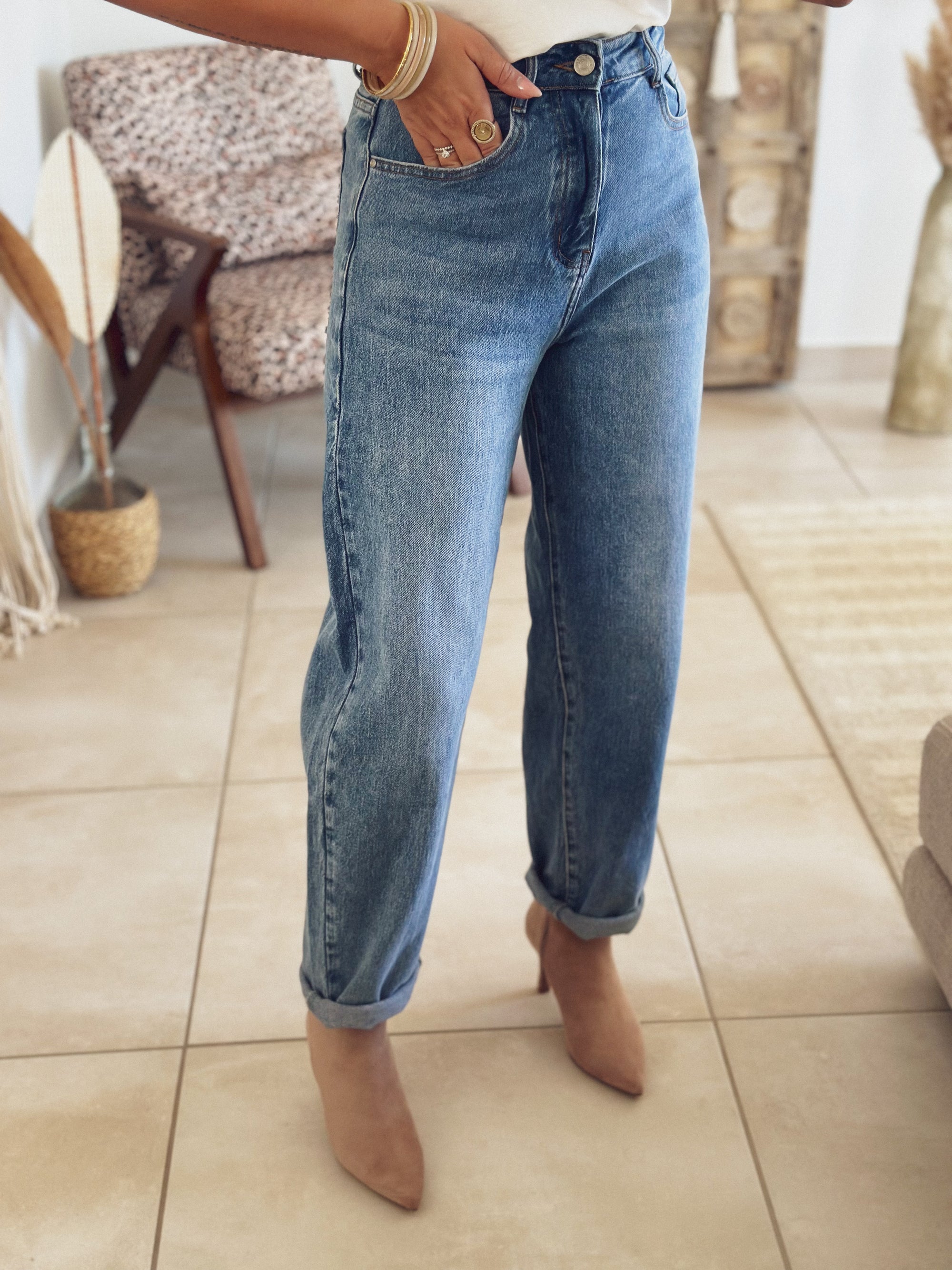 Jean Zoé – Balloon fit bleu