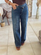 Jean Ophélie – Wide leg asymétrique