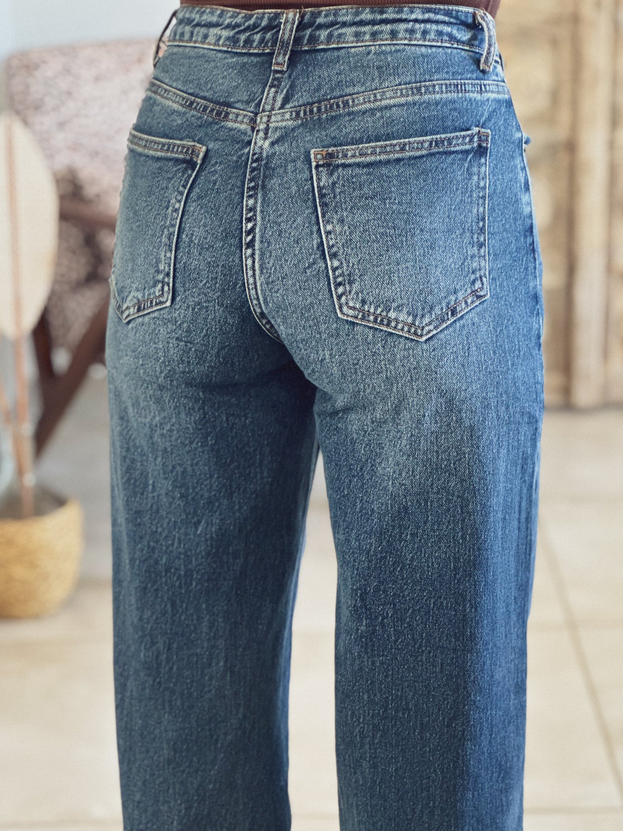 Jean Ophélie – Wide leg asymétrique
