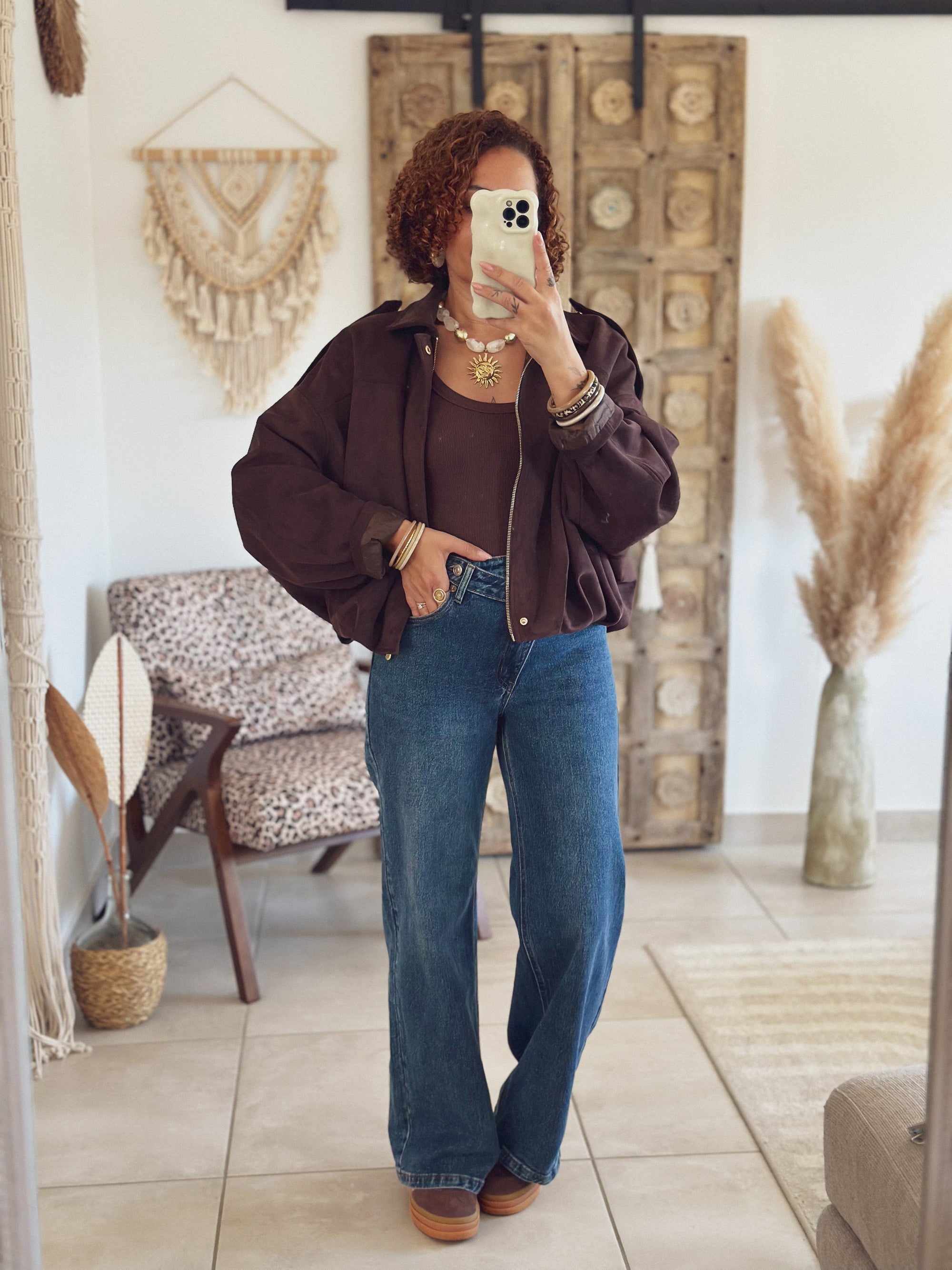 Jean Ophélie – Wide leg asymétrique