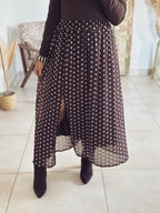 Jupe Anna – Pois chocolat