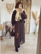 Jupe Anna – Pois chocolat