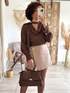 Jupe-short Aveline - Beige