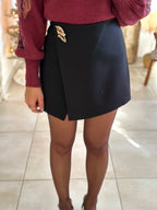 Jupe-short Aveline - Noir