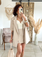 Jupe-short Maya - Beige