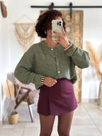 Jupe-Short Maya - Bordeaux