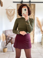 Jupe-Short Maya - Bordeaux
