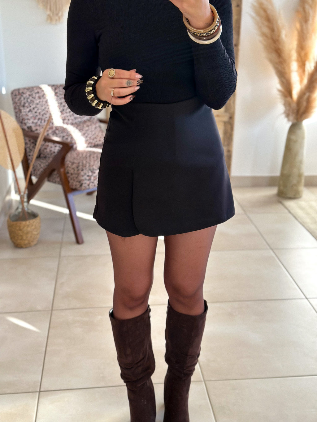 Jupe-Short Maya - Noir