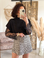 Jupe-Short Sonia - Léopard